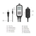 thumbnail image 2 of Riwcyla Wifi Digital Controller Heating Cooling Outlet Smart Reptile APP Remote Control Controlling System for Home,brew Incubation Breeding Aquarium Greenhouse, 2 of 6