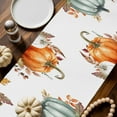 thumbnail image 2 of Thanksgiving Table Runner, Autumn Thanksgiving Kitchen Dining Table Decoration for Home Party Decor 13x72 Inches, 2 of 9