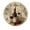 FFclock069, variant on ZXCXRQFa Grapes Wine Glass Bottle Wall Clock Silent 10 Inch Round Decorative Battery Operated Non Ticking Wood Quiet Clocks for Bedroom Office School Home