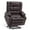 Dark Brown, variant on MCombo Dual Motor Power Lift Recliner Lay Flat for Big Elderly in Living Room, Faux Leather R7897  (Cream White, Medium-Wide)