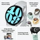 thumbnail image 4 of SAMSUNG Galaxy Watch 6 (40 mm, WiFi + 4G LTE) 1.3 pulgadas Super AMOLED Smartwatch GPS Bluetooth, totalmente desbloqueado con entrenamiento de sueño, resistente al agua, monitor BP R935U (con cubeta, 4 of 4