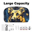 thumbnail image 3 of Shepherd Dog Waterproof Oxford Cloth Charger Pouch Storage Box PC Case Cable Box Organizer Kitchen Cord Organizer 5.9x9.44x3.14 in, 3 of 6