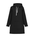 thumbnail image 5 of Gkeoshab Sweaters for Women Hoodies for Women Oversized Sweatshirts Fall Fashion Outfits 2025 Casual Sweaters Tops Fleece Workout Winter Clothes Black L, 5 of 7