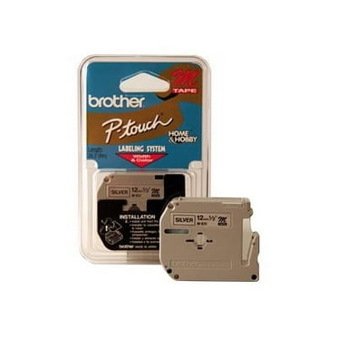 Brother M931 - Black on silver - Roll (0.47 in x 26.2 ft) 1 roll(s) non-laminated tape - for P-Touch PT-100, PT-110, PT-45, PT-55, PT-65, PT-70, PT-75, PT-80, PT-85, PT-90, PT-M95