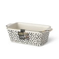 thumbnail image 3 of Thyme & Table 3.5" Mini Loaf Pan Ceramic - Dot, 3 of 5