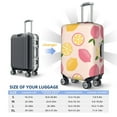 thumbnail image 2 of Luggage Cover Anti Scratch, Cute Lemon Pink Yellow Elastic Suitcase Protector Fits 18-32 Inch Luggage, 2 of 2