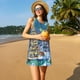 thumbnail image 3 of Fotbe Christmas Tree Vestido de Verano sin Mangas para Mujer – Vestido Midi Línea A, Estilo Camiseta Floral, Vestido Playero Casual y Fluido, 3 of 7