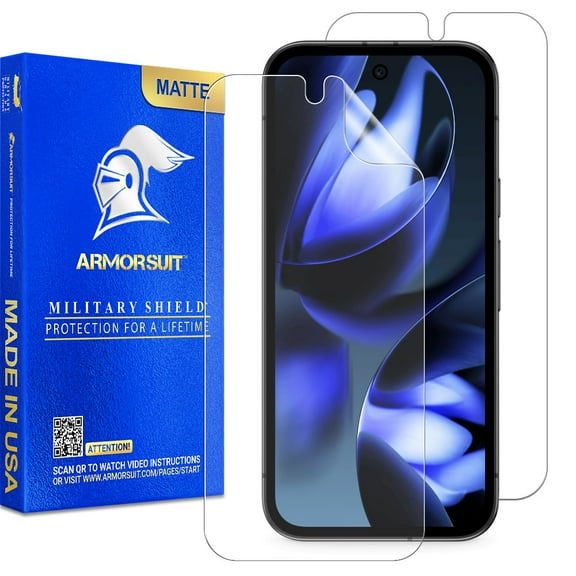 ArmorSuit 2 Pack Paper-Feel Texture Screen Protector for Google Pixel 9a Case Friendly MilitaryShield Matte Film - Made in USA