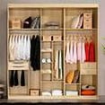 thumbnail image 3 of Sturdy Closet Organizer, Heavy Duty Hanging Closet Rod With Extendable Design For Cloakroom And Wardrobe, Stainless Steel Strong Bearing Capacity Closet Rail (66-122 Cm), 3 of 6
