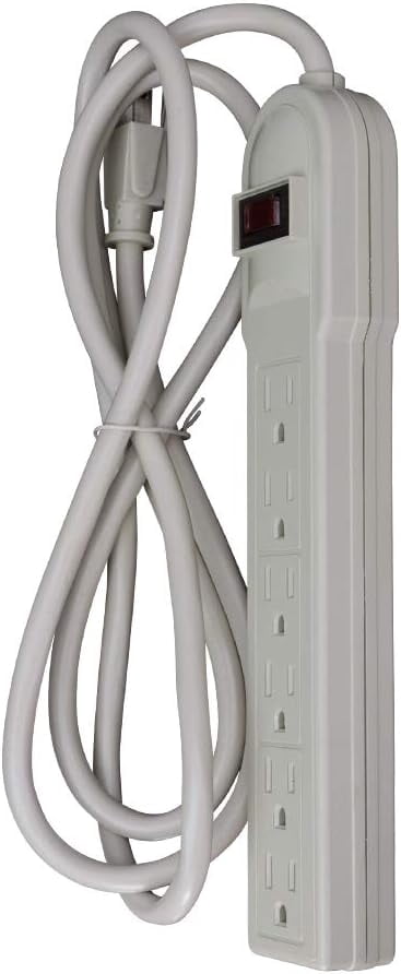 6-Outlet Surge Protector Power Strip by Uninex