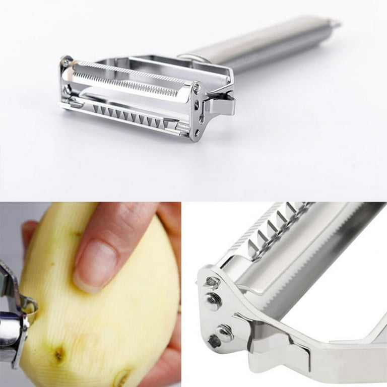 potato peeler 2 in 1 stainless steel peeler slicer green buy 1 get 1 free