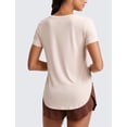 thumbnail image 2 of Camiseta de entrenamiento CRZ YOGA Cloudweight para mujer, color blanco opalino, 2 of 5