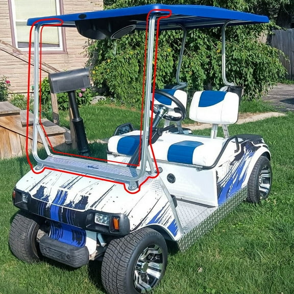 For Club Car DS Carryall 1982-1999 Front Golf Cart Roof Canopy Support Strut