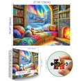 thumbnail image 2 of Rompecabezas Blueforest Northern Lights Landscape 1000 piezas, 2 of 6