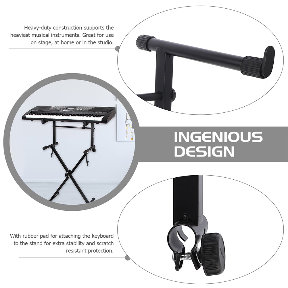 HEMOTON  2 Sets Heightened Piano Stand Keyboard Comfortable