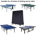thumbnail image 3 of Funda impermeable para mesa de ping pong, 165 x 70 x 185 cm, color negro, 3 of 4