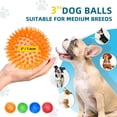 thumbnail image 4 of Juguete para perros SHARLOVY Squeaky Balls para perros pequeños de 7,6 cm, 4 colores, 4 of 9
