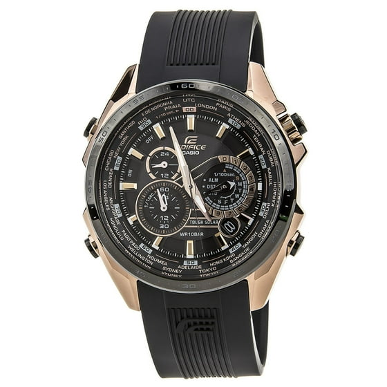 edifice casio rose gold