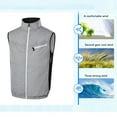 thumbnail image 3 of Chaleco Frío, Ropa Con aire Acondicadado Sin Aire para Viajar para Hombres Mujeres, 3 of 7