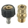 thumbnail image 1 of Set Pressure Washer Adapter To 1/4“ 3/8“ Universal Swivel 14Mm 5000 Psi Accessory For Spray Tool Quick Connect, 1 of 8
