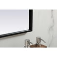 thumbnail image 6 of Elegant Decor Metal Frame Arch Mirror 42x34 Inch in Black, 6 of 10