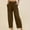 Brown, variant on SBYOJLPB Women's Solid Wide Leg Sweatpants Elastic Waisted Pants Casual Trousers with Pockets