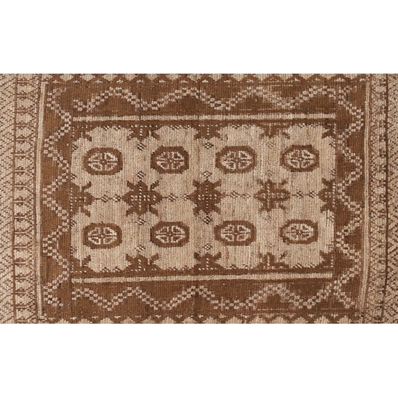 Ahgly Company Indoor Rectangle Traditional Saddle Brown Southwestern Area Rugs, Swatch Sample