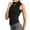 Black, variant on Womens Tops Sleeveless Athletic Tank Top Full Zip Up Stand Collar Slim Fit Yoga Running Fitness Exercise Top L Size Tank Tops for Women