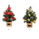 thumbnail image 5 of Adorno de escritorio para el hogar Cateissary decoración del árbol de Navidad Mini árboles de Navidad rojo, 5 of 6