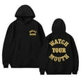 thumbnail image 2 of Josiah Queen Watch Your Mouth Hoodies Women Men Casual Long Sleeve Sweatshirt Clothes, 2 of 3