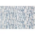 thumbnail image 6 of HomeRoots 553763 4 x 6 ft. Navy Blue Abstract Washable Non Skid Rectangle Area Rug, 6 of 9