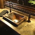 thumbnail image 6 of Novatto TCU-013NA Santa Cruz Rectangular Copper Drop-In Bath Sink in Natural, 6 of 12