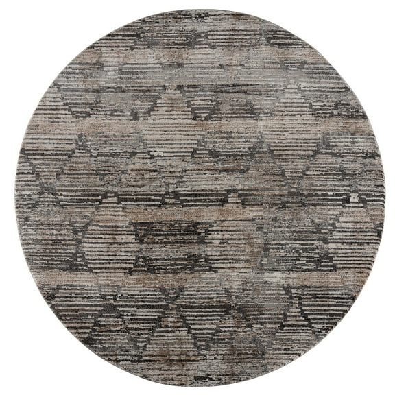 United Weavers Portsmouth Marine Fish Multi Round Rug 7'11" x 7'11"