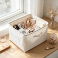 thumbnail image 6 of Fmbmuo Foldable Storage Basket With Handle , Storage Containers For Clothes Diamond Art Storage For Wardrobe Shelf Nursery Bedroom Living Room, 6 of 6
