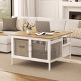 thumbnail image 3 of Mesa De Centro Para Sala Madera Rustica 2 Cajones Abatible, 3 of 7