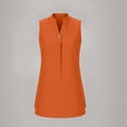 thumbnail image 2 of TaTaai V-Neck Sleeveless Shift Dress Women's Solid Color Mini Casual Dress Linen Feel Button Detail A-Line Lightweight Summer Gift, 2 of 7