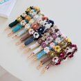 thumbnail image 4 of Cordón de pulsera suave para llavero, cordones hechos a mano para llaves, llaveros de muñeca bonitos, soporte para pulsera para mujer, 4 of 5