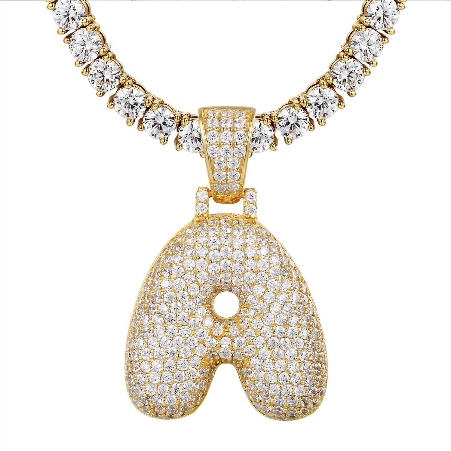 real bubble letter chain