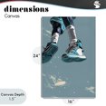 thumbnail image 4 of Stupell Industries Modern Sporty Jump with Sneakers Canvas Art, 16 x 24, by Ray Powers, 4 of 8