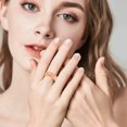 thumbnail image 3 of Temperament Ring Love Hug Ring Female Fashion Personality Ring Simple Ladies Rings, 3 of 4