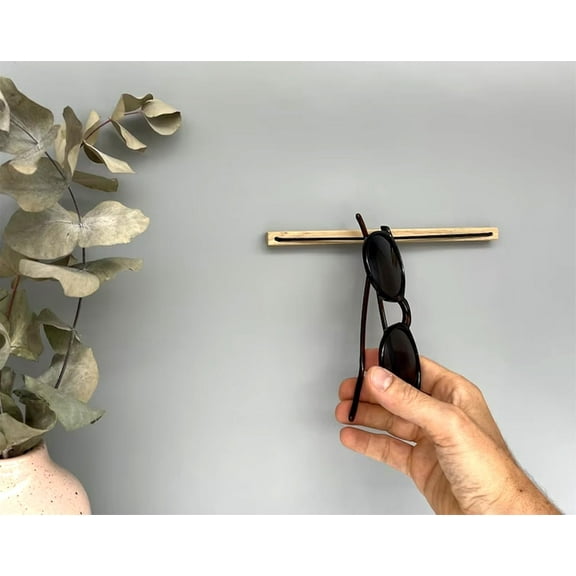 Wooden Sunglass Holder for Wall - Sunglass Organizer and Storage, Eyeglass Holder for Home, Wall-Mounted Sunglass Rack Stand - Keep your Reading Glasses, and Sunnies Organized and within Reach