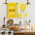 thumbnail image 2 of Yellow Stripes Home Sweet Home Boho Summer Kitchen Towels Dish Towels, 18x26 Inch Seasonal Decoration Hand Towels Set of 4, 2 of 6