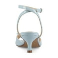 thumbnail image 3 of Journee Womens Jennifer Kitten Heel Ankle Strap Open Toe Dress Sandals, 3 of 9