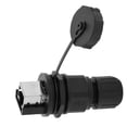 thumbnail image 3 of RJ45 Connector, RJ45 Coupler Wide Application Convenient Install Dustproof Black  For LED Display Equipment, 3 of 8