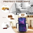 thumbnail image 4 of TSOVTHRID Purple Butterfly Floral Galaxy Print Non Slip Reclining Chair Covers, Machine Washable 1 Seat Recliner Cover, Thick Soft Single Seat Recliner Couch Cover for Pet Living Room, 4 of 7