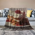 thumbnail image 2 of Shiartex Cherry Cake Flannel Throw Blanket for Couch Sofa Bed All Seasons Decor 50x60in, 2 of 6