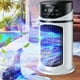thumbnail image 1 of Ventilador de aire frío para uso doméstico, dormitorios, oficinas, escritorios, humidificación y USB, multifuncional, silencioso y temporizado., 1 of 7