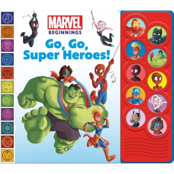 Marvel Beginnings: Go, Go, Super Heroes! Sound Book (Board Book)