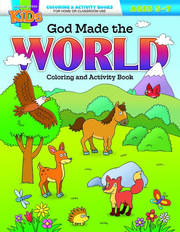 God Made the World Coloring & Activity Book (Paperback) - Walmart.com