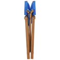 thumbnail image 5 of vidaXL Director's Chair Solid Teak Wood Blue, 5 of 5